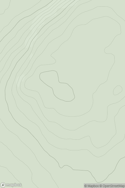 Thumbnail image for Brown Moor [The Glenkens to Annandale] showing contour plot for surrounding peak